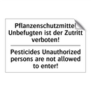 Pflanzenschutzmittel Unbefugten /.../ - Pesticides Unauthorized persons /.../
