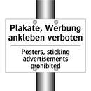 Plakate, Werbung ankleben verboten/.../ - Posters, sticking advertisements /.../