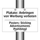 Plakate: Anbringen von Werbung /.../ - Posters: Sticking Advertisements /.../