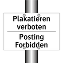 Plakatieren verboten - Posting Forbidden