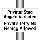 Privater Steg Angeln Verboten - Private Jetty No Fishing Allowed/.../