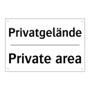 Privatgelände - Private area