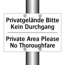 Privatgelände Bitte Kein Durchgang/.../ - Private Area Please No Thoroughfare/.../
