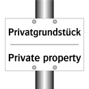 Privatgrundstück - Private property