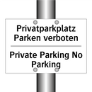 Privatparkplatz Parken verboten/.../ - Private Parking No Parking