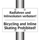 Radfahren und Inlineskaten verboten!/.../ - Bicycling and Inline Skating Prohibited!/.../