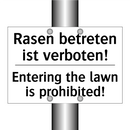 Rasen betreten ist verboten! - Entering the lawn is prohibited!/.../
