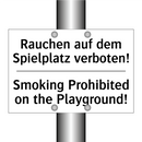 Rauchen auf dem Spielplatz verboten!/.../ - Smoking Prohibited on the Playground!/.../