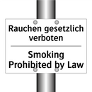Rauchen gesetzlich verboten - Smoking Prohibited by Law