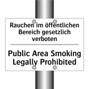 Rauchen im öffentlichen Bereich /.../ - Public Area Smoking Legally Prohibited/.../