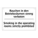 Rauchen in den Betriebsräumen /.../ - Smoking in the operating rooms /.../