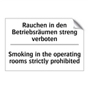 Rauchen in den Betriebsräumen /.../ - Smoking in the operating rooms /.../