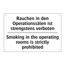 Rauchen in den Operationssälen /.../ - Smoking in the operating rooms /.../