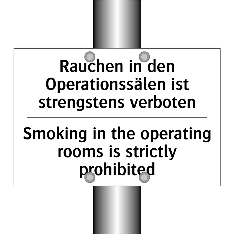 Rauchen in den Operationssälen /.../ - Smoking in the operating rooms /.../