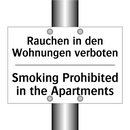 Rauchen in den Wohnungen verboten/.../ - Smoking Prohibited in the Apartments/.../