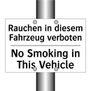 Rauchen in diesem Fahrzeug verboten/.../ - No Smoking in This Vehicle