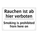 Rauchen ist ab hier verboten - Smoking is prohibited from here /.../