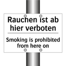 Rauchen ist ab hier verboten - Smoking is prohibited from here /.../