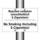 Rauchen verboten (einschließlich /.../ - No Smoking (Including E-Cigarettes)/.../