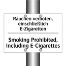Rauchen verboten, einschließlich /.../ - Smoking Prohibited, Including /.../