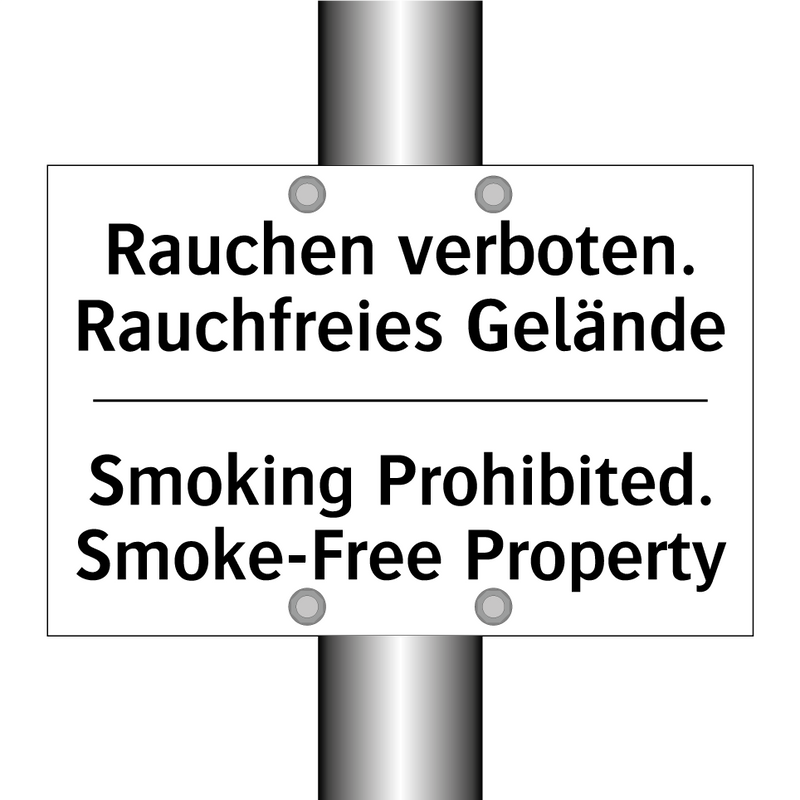 Rauchen verboten. Rauchfreies /.../ - Smoking Prohibited. Smoke-Free /.../