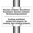 Rauchen verboten. Rauchfreies /.../ - Smoking prohibited. Smoke-free /.../