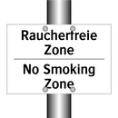 Raucherfreie Zone - No Smoking Zone
