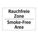 Rauchfreie Zone - Smoke-Free Area
