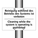 Reinigung während des Betriebs /.../ - Cleaning while the system is operating /.../