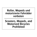 Roller, Mopeds und motorisierte /.../ - Scooters, Mopeds, and Motorized /.../