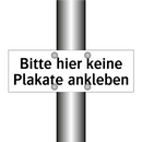 Bitte hier keine Plakate ankleben