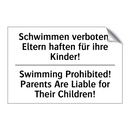 Schwimmen verboten! Eltern haften /.../ - Swimming Prohibited! Parents Are /.../