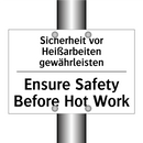 Sicherheit vor Heißarbeiten gewährleisten/.../ - Ensure Safety Before Hot Work