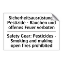 Sicherheitsausrüstung: Pestizide /.../ - Safety Gear: Pesticides - Smoking /.../