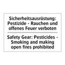 Sicherheitsausrüstung: Pestizide /.../ - Safety Gear: Pesticides - Smoking /.../