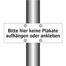 Bitte hier keine Plakate aufhängen oder ankleben