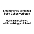 Smartphones benutzen beim Gehen /.../ - Using smartphones while walking /.../