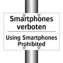 Smartphones verboten - Using Smartphones Prohibited