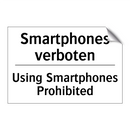 Smartphones verboten - Using Smartphones Prohibited