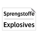 Sprengstoffe - Explosives