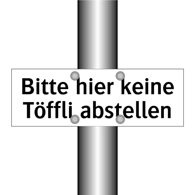 Bitte hier keine Töffli abstellen