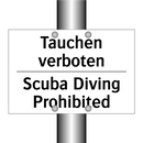 Tauchen verboten - Scuba Diving Prohibited