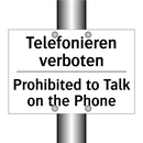 Telefonieren verboten - Prohibited to Talk on the Phone/.../