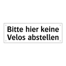 Bitte hier keine Velos abstellen