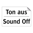 Ton aus - Sound Off