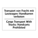 Transport von Fracht mit Lastwagen/Handkarren /.../ - Cargo Transport With Trucks/Handcarts /.../