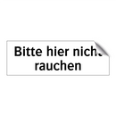 Bitte hier nicht rauchen