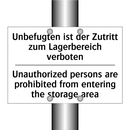 Unbefugten ist der Zutritt zum /.../ - Unauthorized persons are prohibited /.../