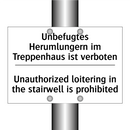 Unbefugtes Herumlungern im Treppenhaus /.../ - Unauthorized loitering in the /.../