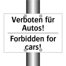 Verboten für Autos! - Forbidden for cars!